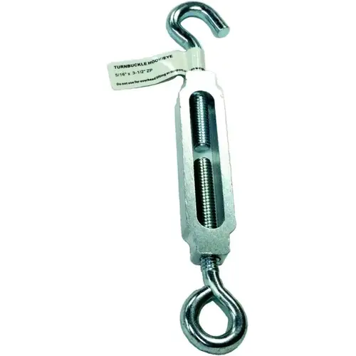 HOOK & EYE TURNBUCKLE 7/32 X 4-3/4 HOOK & EYE TURNBUCKLE 7/32 X 4-3/4