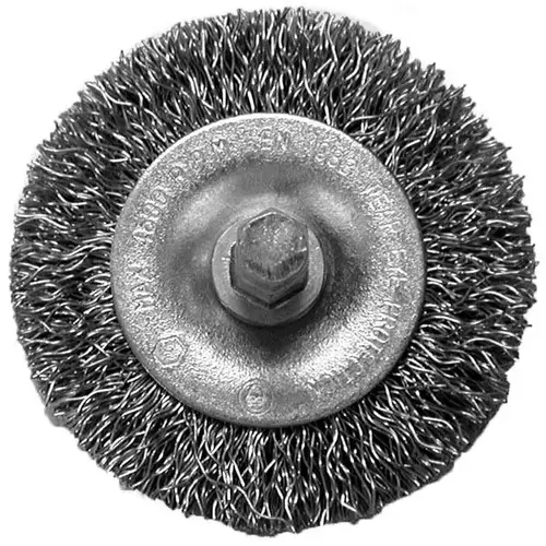 CRIMPED COARSE WIREWHEEL 1/4H X 1-1/2 D CRIMPED COARSE WIREWHEEL 1/4H X 1-1/2 D