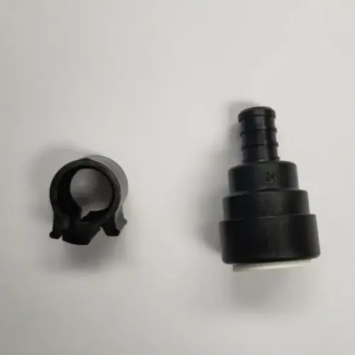 PEX Transition Fitting, 1/2" Push-On x 1/2" Crimp PEX Transition Fitting, 1/2" Push-On x 1/2" Crimp