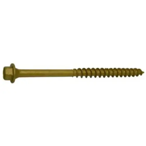 1/4 X 4 SDP HEX TIMBR SCREW TAN XL1500 1/4 X 4 SDP HEX TIMBR SCREW TAN XL1500