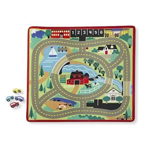 ROUND THE TOWN ROAD RUG & CAR SET ROUND THE TOWN ROAD RUG & CAR SET