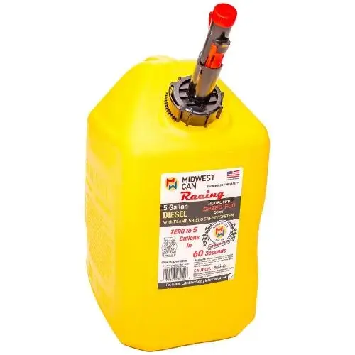 RACING CAN 5 GALLON DIESEL YELLOW RACING CAN 5 GALLON DIESEL YELLOW