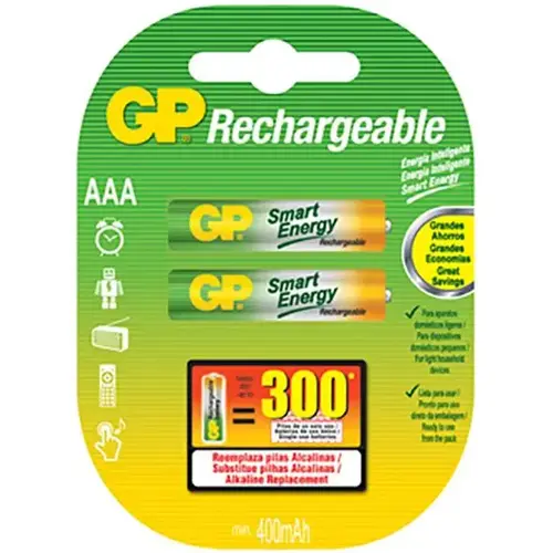 GP AAA SMART ENERGY NIMH BATTERY GP AAA SMART ENERGY NIMH BATTERY