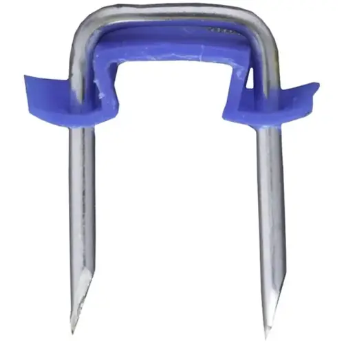 BLUE PLASTIC INSULATING STAPLE BLUE PLASTIC INSULATING STAPLE