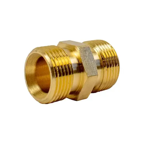 Pressure Washer Hose Coupler, M22 Male x 14mm to M22 Male x 14mm Pressure Washer Hose Coupler, M22 Male x 14mm to M22 Male x 14mm