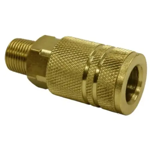 IND/MILTON MALE NPT COUPLER 3/8X3/8 IND/MILTON MALE NPT COUPLER 3/8X3/8