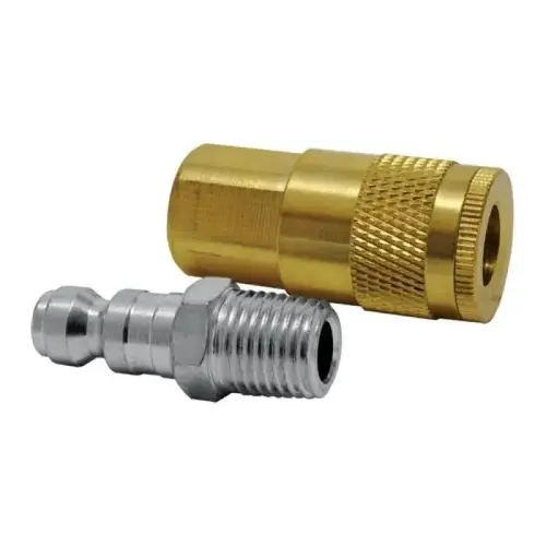 Tru-Flate Quick-Connect Air Plug and Coupler Set, 1/4" NPT Tru-Flate Quick-Connect Air Plug and Coupler Set, 1/4" NPT