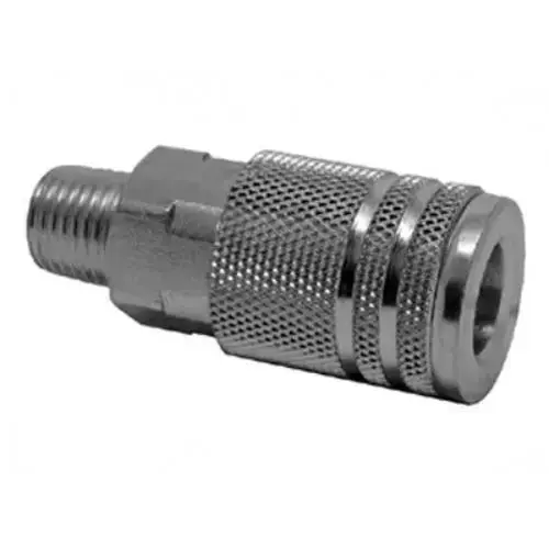 Industrial Interchange Air Coupler, 1/4" Body x 1/4" NPT Male, Bulk Industrial Interchange Air Coupler, 1/4" Body x 1/4" NPT Male, Bulk