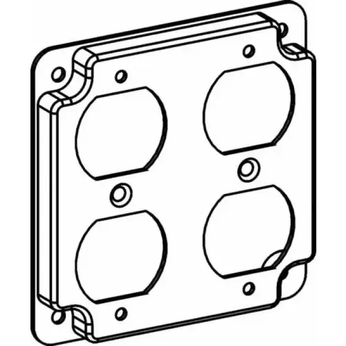 4S INDUSTRIAL COVER 2-DUPLEX REC. 4IN 4S INDUSTRIAL COVER 2-DUPLEX REC. 4IN