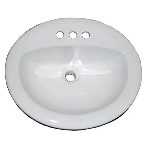7.5 X 20.5 X 17.5 IN WHITE TOP MOUNT SINK 7.5 X 20.5 X 17.5 IN WHITE TOP MOUNT SINK