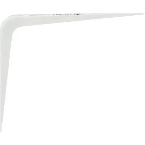 FG - WHITE SHELF BRACKET 6 X 8 IN FG - WHITE SHELF BRACKET 6 X 8 IN