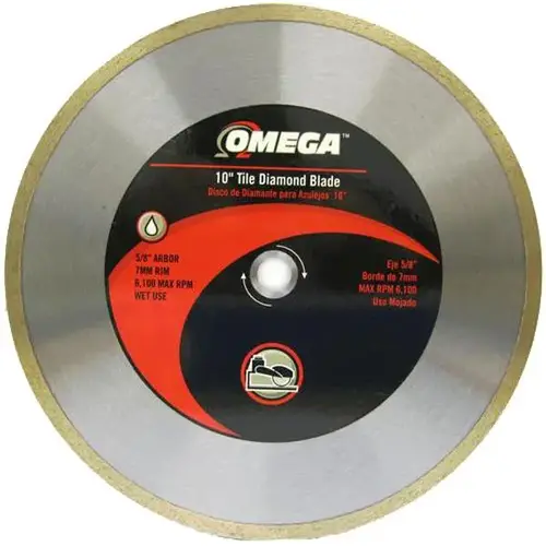 TILE DIAMOND BLADE 10IN TILE DIAMOND BLADE 10IN