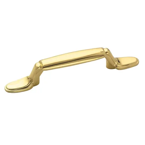 Allison Value Hardware 3 Inch Center to Center Handle Cabinet Pull Polished Brass Allison Value Hardware 3 Inch Center to Center Handle Cabinet Pull Polished Brass