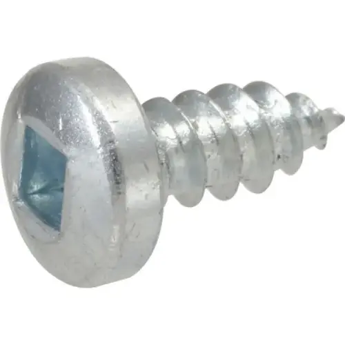 Sheet Metal Screw, #8 x 1/2", Pan Head, Square Drive, Box of 100 Sheet Metal Screw, #8 x 1/2", Pan Head, Square Drive, Box of 100