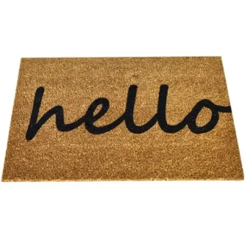 COIR MAT - HELLO - 29.5IN X 17.5IN COIR MAT - HELLO - 29.5IN X 17.5IN