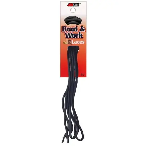 WAXED BOOT LACE E 60IN BLACK WAXED BOOT LACE E 60IN BLACK