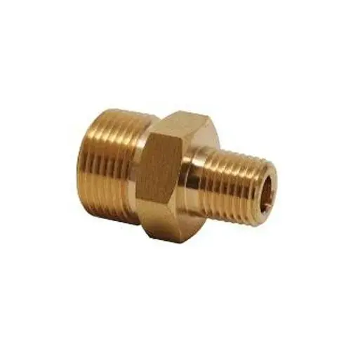 Pressure Washer Screw Nipple, M22 Male x 1/4" Male NPT Pressure Washer Screw Nipple, M22 Male x 1/4" Male NPT