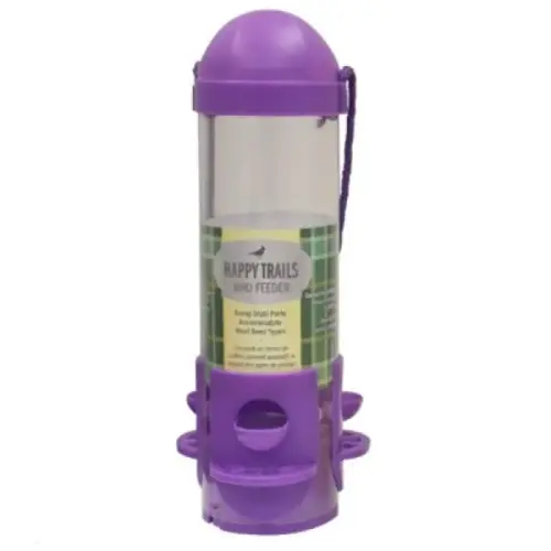 HAPPY TRAILS BIRD FEEDER PURPLE HAPPY TRAILS BIRD FEEDER PURPLE