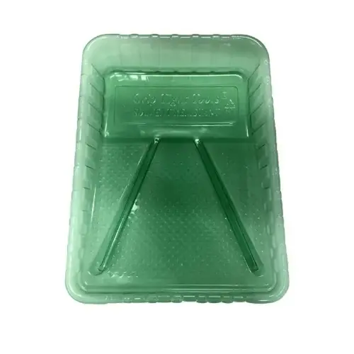 TRANSLUCENT GREEN 9 INCH PAINT TRAY TRANSLUCENT GREEN 9 INCH PAINT TRAY