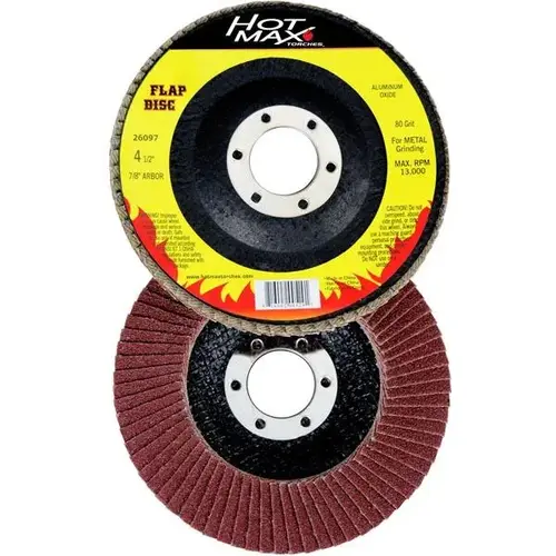 FLAP DISC 80GRIT TYPE 29 4-1/2IN X 7/8IN FLAP DISC 80GRIT TYPE 29 4-1/2IN X 7/8IN