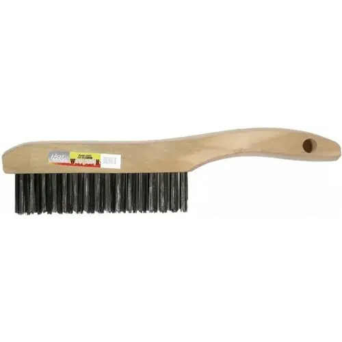 10-1/4 IN SHOE HANDLE WIRE BRUSH 10-1/4 IN SHOE HANDLE WIRE BRUSH
