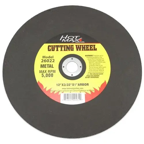 CUT OFF WHEEL TP-1 3/32 X 1 X 12 IN CUT OFF WHEEL TP-1 3/32 X 1 X 12 IN