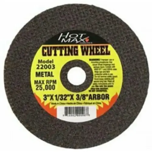 TP-1 CUT OFF WHEEL 1/16 X 1/4 X 3 IN TP-1 CUT OFF WHEEL 1/16 X 1/4 X 3 IN