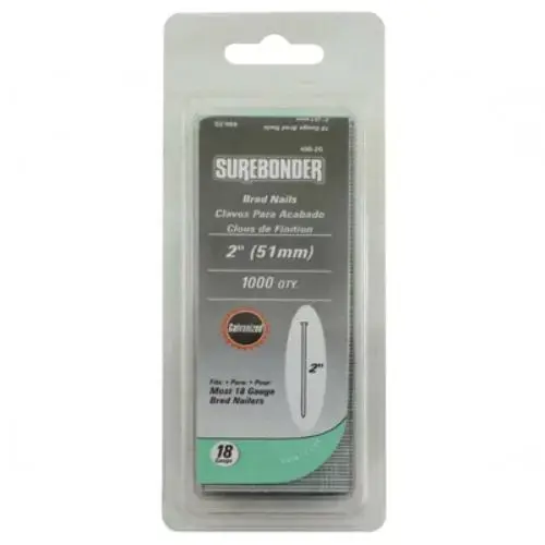 18 Gauge 2" Brad Nails, Box of 1000 18 Gauge 2" Brad Nails, Box of 1000