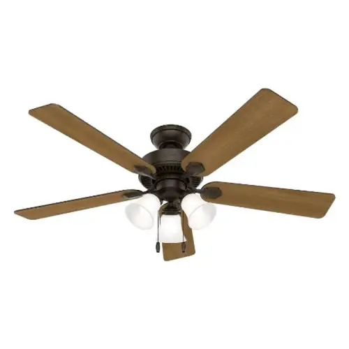 Swanson Ceiling Fan, 52 inch, LED Light, New Bronze Swanson Ceiling Fan, 52 inch, LED Light, New Bronze