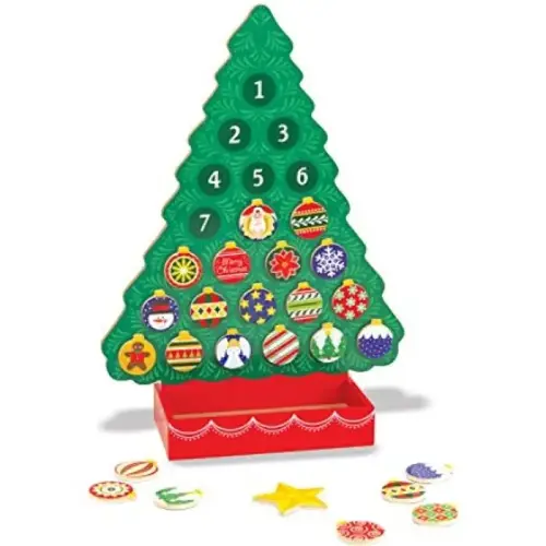WOOD ADVENT CALENDAR, RELIGIOUS WOOD ADVENT CALENDAR, RELIGIOUS