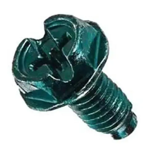 SCREW GROUND HEX GREEN (100 /BX) SCREW GROUND HEX GREEN (100 /BX)