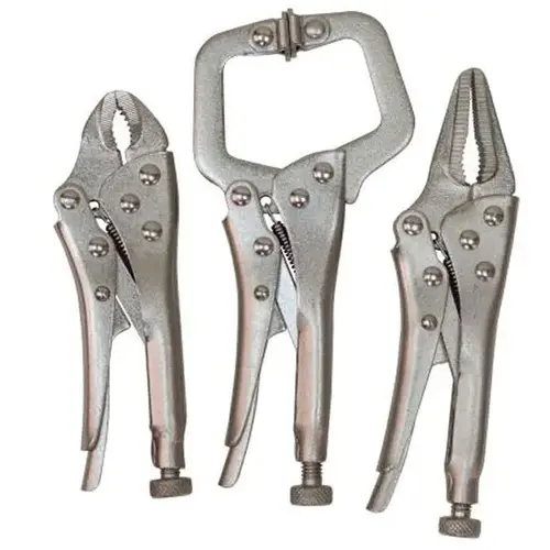 3PC MINI LOCKING PLIER SET 3PC MINI LOCKING PLIER SET