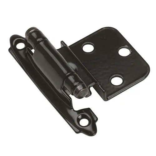 Face Mount Self-Closing Cabinet Hinge For Kitchen And Cabinet Hardware 3/8" Black Face Mount Self-Closing Cabinet Hinge For Kitchen And Cabinet Hardware 3/8" Black