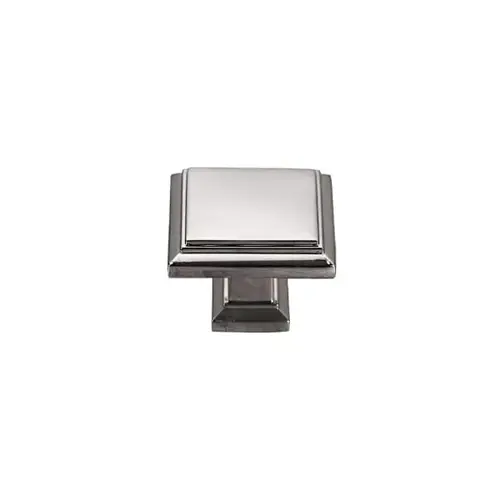 Accent 1" Modern Square Cabinet Knob, Polished Chrome - pack of 5 Accent 1" Modern Square Cabinet Knob, Polished Chrome - pack of 5