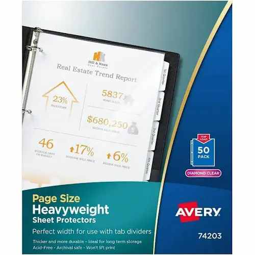 Page Size Sheet Protectors - pack of 50 Page Size Sheet Protectors - pack of 50