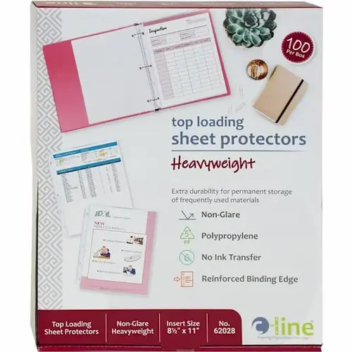 Poly Top-Loading Sheet Protectors - pack of 100 Poly Top-Loading Sheet Protectors - pack of 100