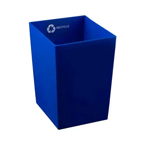 Dual Chamber Resin Liner Blue With Recycle Decal - pack of 6 Dual Chamber Resin Liner Blue With Recycle Decal - pack of 6