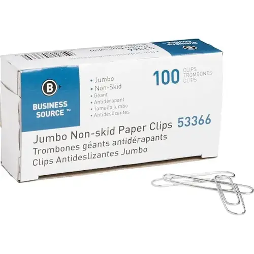 Jumbo Nonskid Paper Clips - pack of 10 Jumbo Nonskid Paper Clips - pack of 10