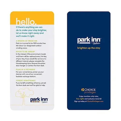 Guest Satisfaction Card - All In One - Park Inn - pack of 50 Guest Satisfaction Card - All In One - Park Inn - pack of 50