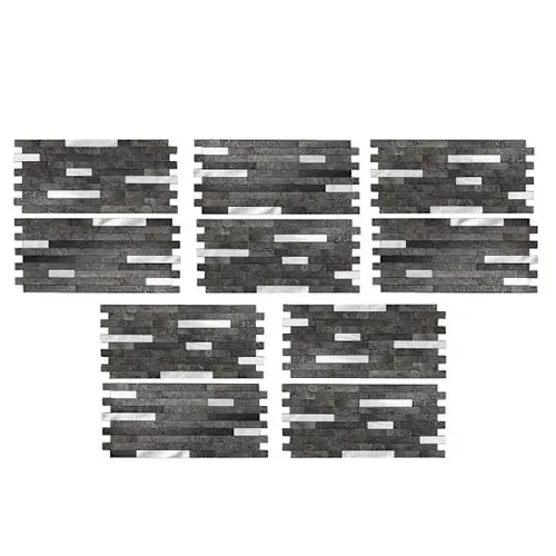 Collage Backsplash Tile, Peel & Stick, Oyster - pack of 5 Collage Backsplash Tile, Peel & Stick, Oyster - pack of 5