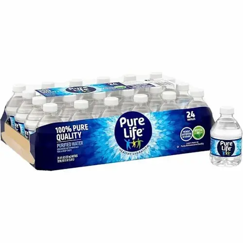 Purified Water 8 Fl. Oz. Bottles - pack of 24 Purified Water 8 Fl. Oz. Bottles - pack of 24