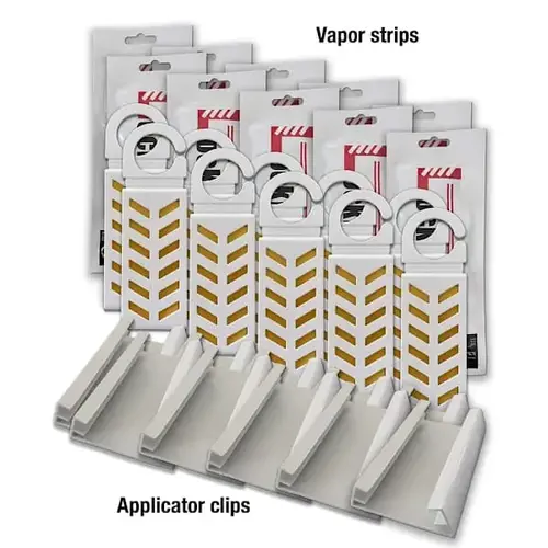 Trash Room Starter Fly Control Vapor Strips And Clips 125 Sqft - pack of 10 Trash Room Starter Fly Control Vapor Strips And Clips 125 Sqft - pack of 10