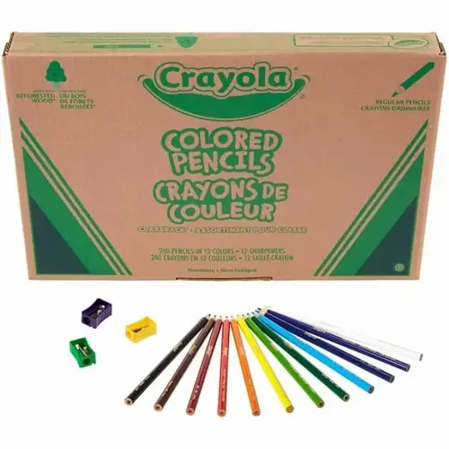 Classpack Colored Pencils Assorted Colors - pack of 240 Classpack Colored Pencils Assorted Colors - pack of 240