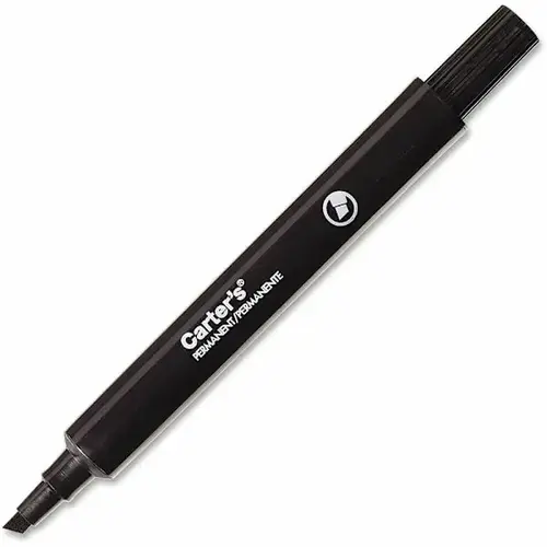 Carter'S Large Desk-Style Permanent Markers Black - pack of 12 Carter'S Large Desk-Style Permanent Markers Black - pack of 12