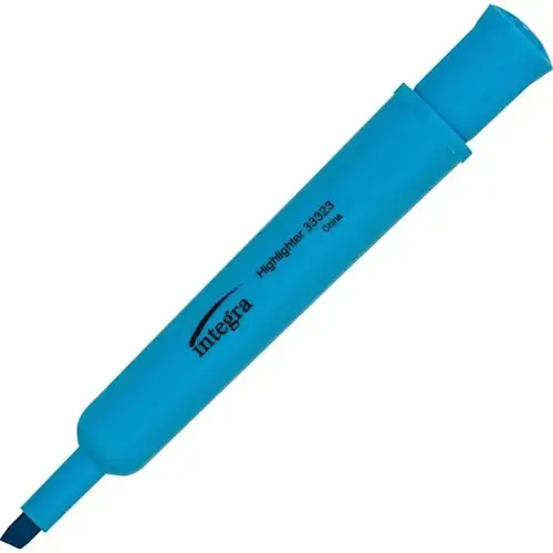 Chisel Tip Highlighters Blue - pack of 12 Chisel Tip Highlighters Blue - pack of 12