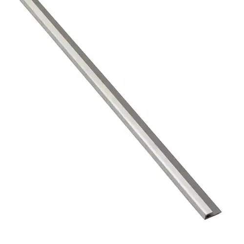 94" Vinyl Backsplash J-Trim, Iced Pewter - pack of 5 94" Vinyl Backsplash J-Trim, Iced Pewter - pack of 5