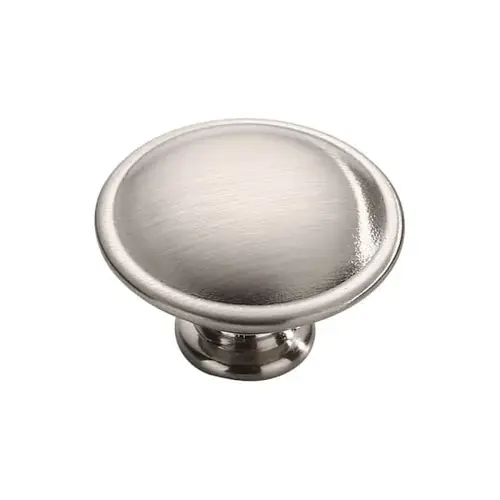 1.25 In. Round Brushed Nickel Cabinet Knob - pack of 10 1.25 In. Round Brushed Nickel Cabinet Knob - pack of 10