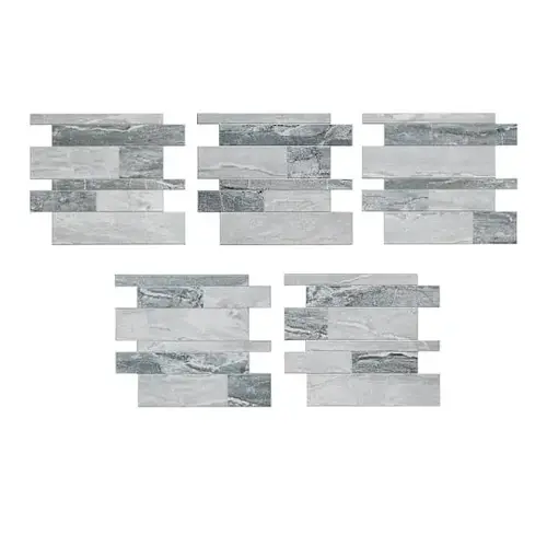 Collage Backsplash Tile, Peel & Stick, Ocean Corridor - pack of 5 Collage Backsplash Tile, Peel & Stick, Ocean Corridor - pack of 5