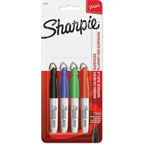 Sharpie Mini Markers Assorted Colors - pack of 4 Sharpie Mini Markers Assorted Colors - pack of 4