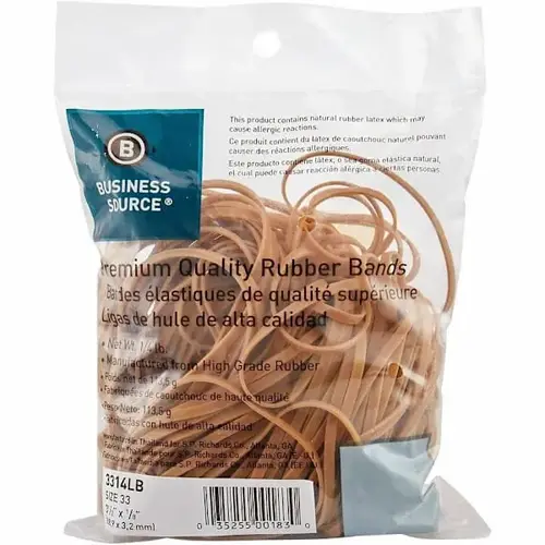 Rubber Bands Size #33 1/4lb - pack of 212 Rubber Bands Size #33 1/4lb - pack of 212